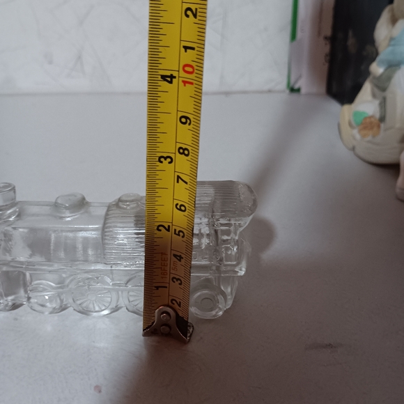 !!!Vintage 1930-40s glass candy container in the shape of a Train Locomotive - Picture 5 of 6